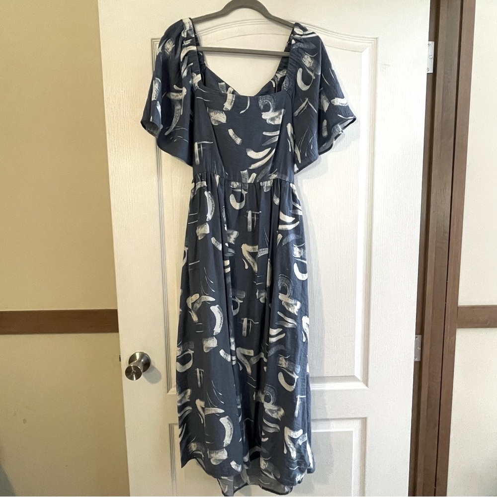 Paint stroke dress